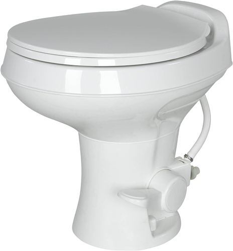 Lippert Flow Max RV Toilet With Slow Close Lid